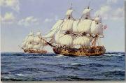 unknow artist Seascape, boats, ships and warships.36 Germany oil painting reproduction